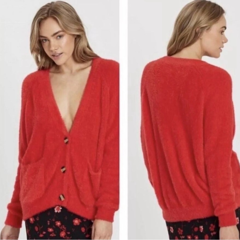 Charlie Holiday/Anthropologie Aperrol Cardigan Size Sm/4